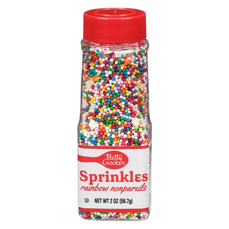 Betty Crocker Rainbow Non Pareil Sprinkles 2oz