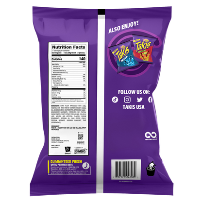 Takis Fuego Spicy Rolled Tortilla Chips Fiesta,17 oz