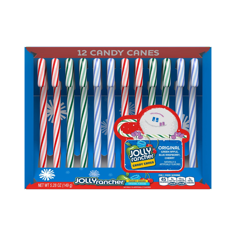 Jolly Rancher Candy Canes, 5.28oz
