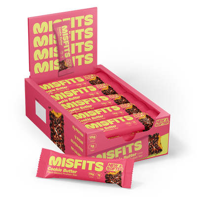 Misfits Plant-Based Cookie Butter Protein Bar Case 15 CT