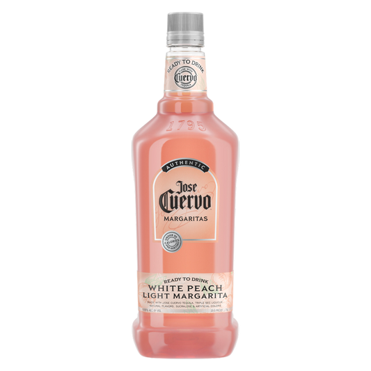 Jose Cuervo Authentic Margarita White Peach Light Ready to Drink Cocktail 1.75L 9.95% ABV