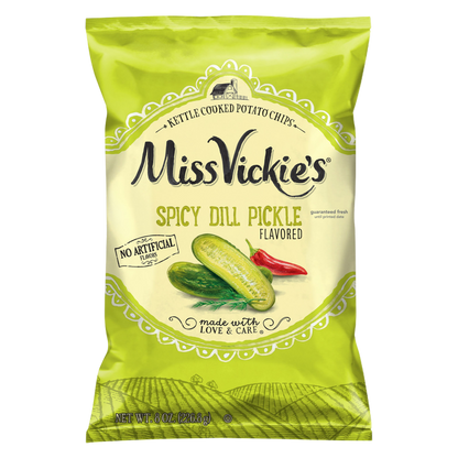 Miss Vickie's Potato Chips Spicy Dill Pickle Flavored 8oz