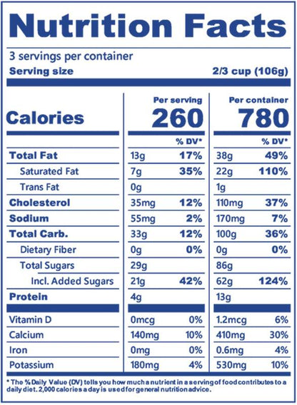 Blue Bell Strawberry Toaster Pastry Ice Cream, 16oz