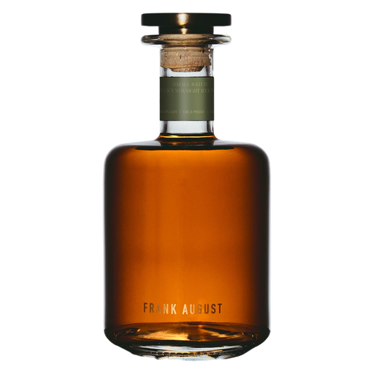 Frank August Rye Whiskey 750ml Bottle