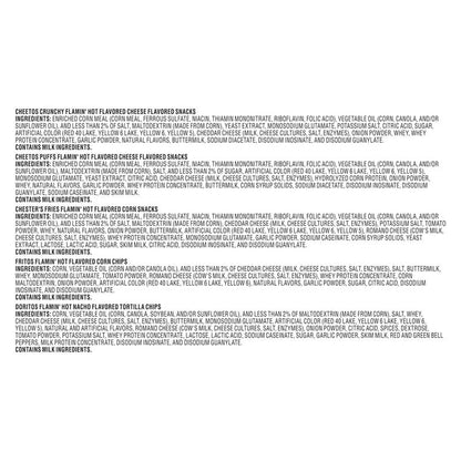 Frito Lay Snacks Flamin' Hot Mix Variety Pack 18ct