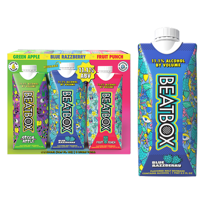 BeatBox Party Punch Variety Pack Malt 6pk 500ml  11.1% ABV