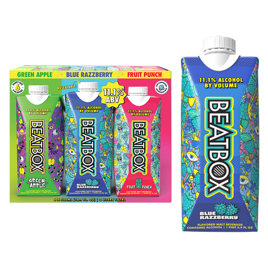 BeatBox Party Punch Variety Pack Malt 6pk 500ml  11.1% ABV