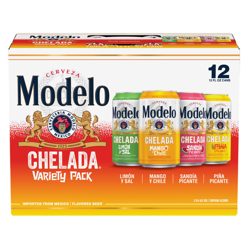 Modelo Chelada Variety 12pk 12oz Can 3.5% ABV