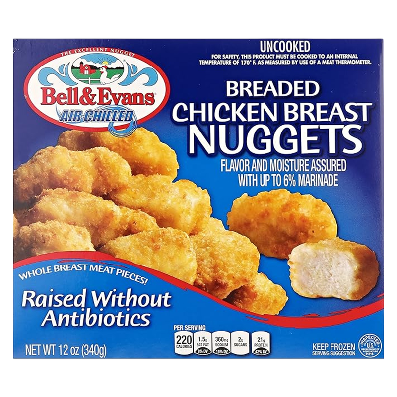 Bell & Evans Breaded Chicken Breast Nuggets