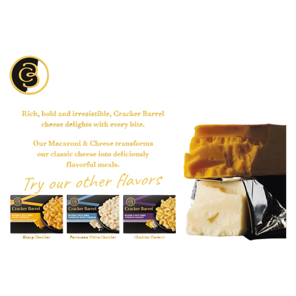 Cracker Barrel White Cheddar Macaroni & Cheese Box, 14oz.