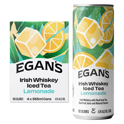Egan's Irish Whiskey Iced Tea + Lemonade 4pk 12oz Can