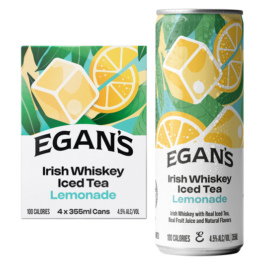 Egan's Irish Whiskey Iced Tea + Lemonade 4pk 12oz Can