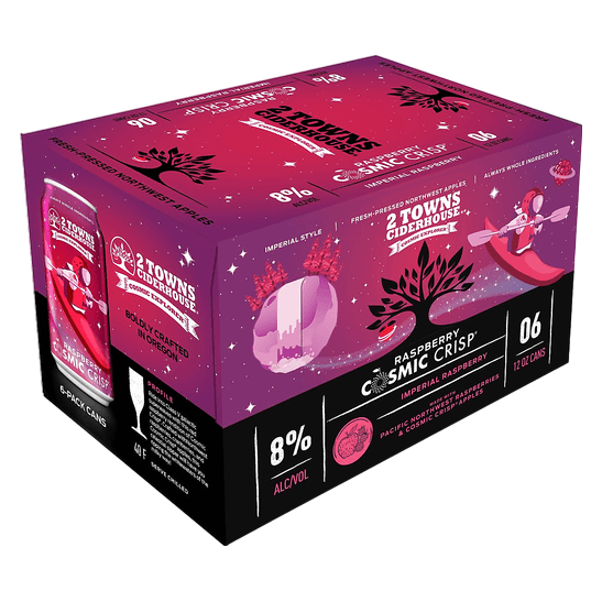 2 TOWNS RAS COSMIC CRISP 6PKC (6PKC 12 OZ)