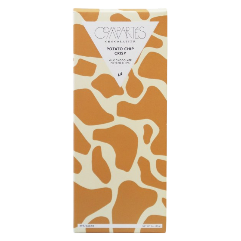 Compartes Potato Chip Crisp Milk Chocolate Bar, 3.2 oz