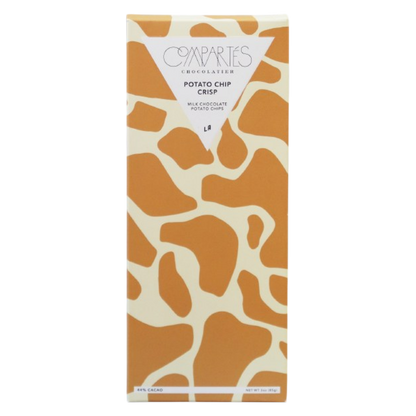 Compartes Potato Chip Crisp Milk Chocolate Bar, 3.2 oz