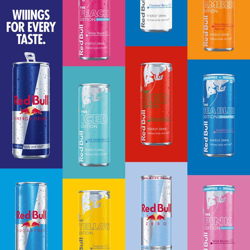 Red Bull Iced Vanilla Berry Energy Drink 4pk 12oz Can
