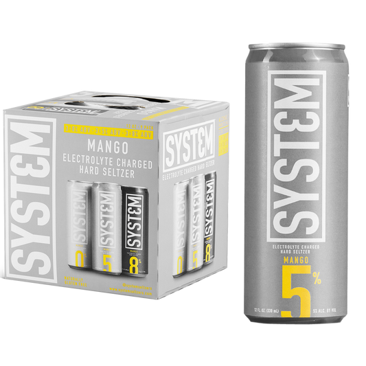 System Seltzers Mango 9pk 12oz Can 0,5,8% ABV