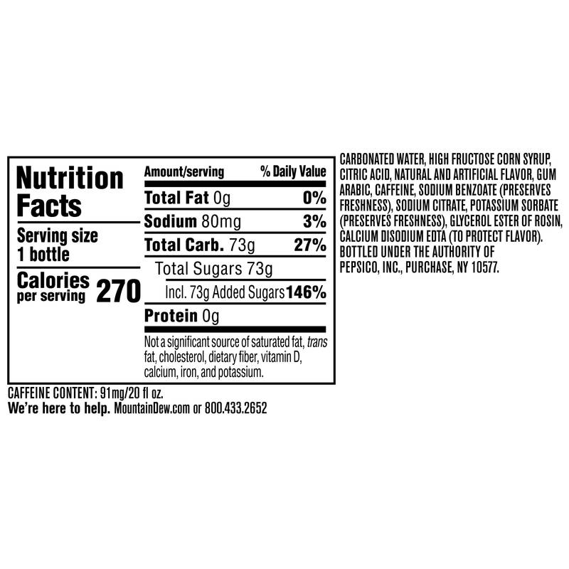 Mountain Dew Dew VooDew 20oz Btl