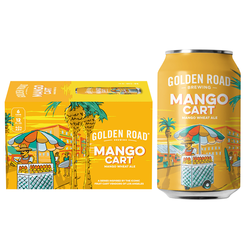 Golden Road Mango Cart 6pk 12oz Can 4.0% ABV