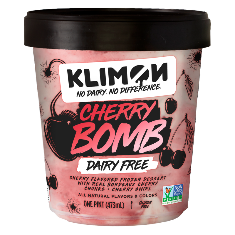 KLIMON Cherry Bomb Premium Dairy-Free Frozen Dessert Pint