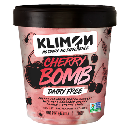 KLIMON Cherry Bomb Premium Dairy-Free Frozen Dessert Pint