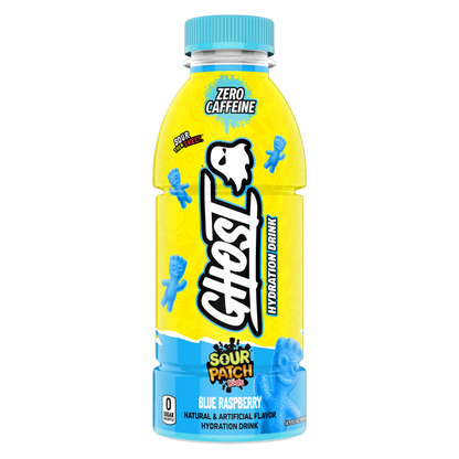 GHOST HYDRATION Sour Patch Kids Blue Raspberry 16.9oz Btl