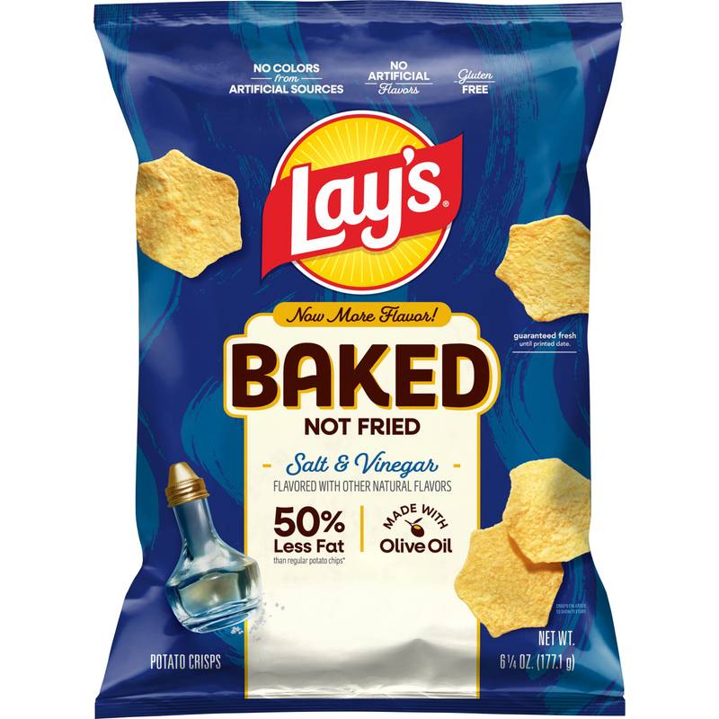 Baked Lay's Salt & Vinegar, 6.25oz