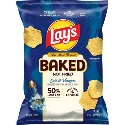 Baked Lay's Salt & Vinegar, 6.25oz