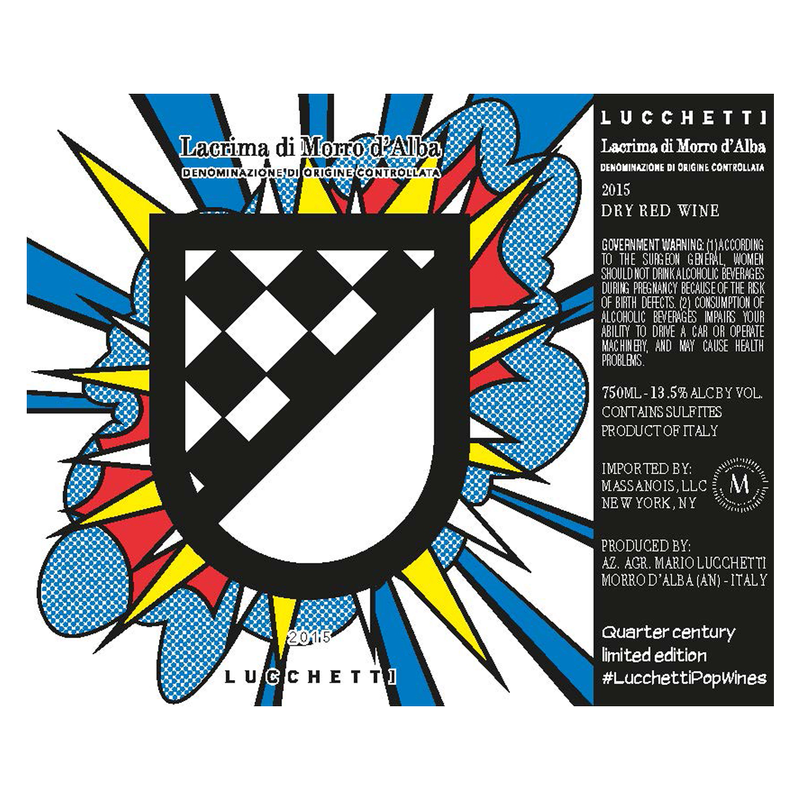 Lucchetti Organic Lacrima di Morro d'Alba 2021 750ml