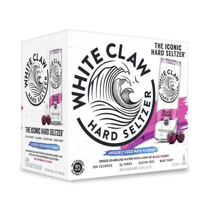 White Claw Seltzer Black Cherry 6pk 12oz Can 5.0% ABV