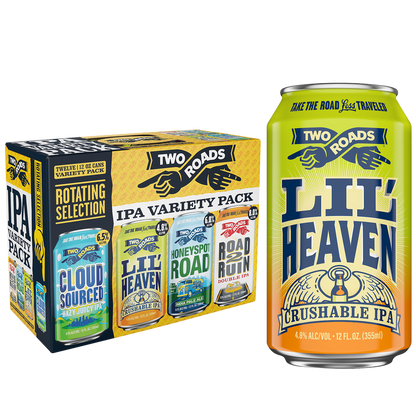 Two Roads Brewing Co. IPA Variety Pack 12pk 12oz Can 6.5% ABV