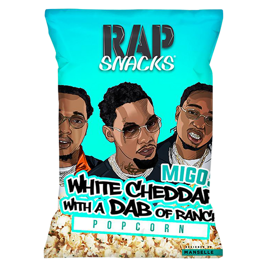 Rap Snacks Migos White Cheddar with Ranch Popcorn 2.75oz
