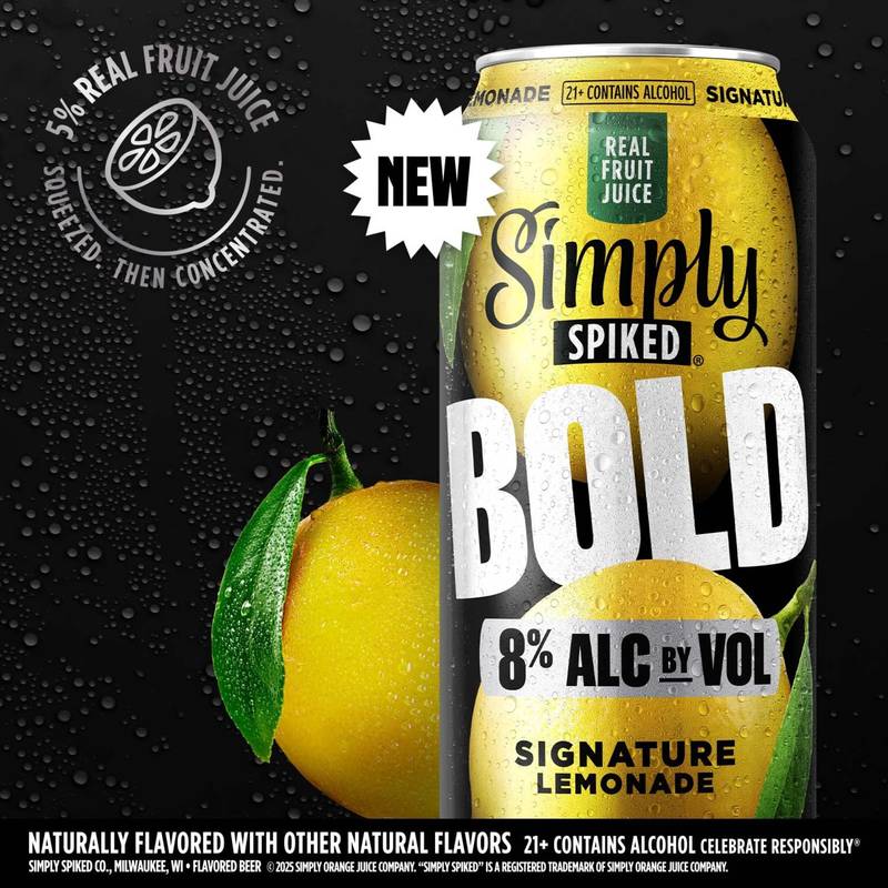 Simply Spiked Bold Lemonade 24oz Can
