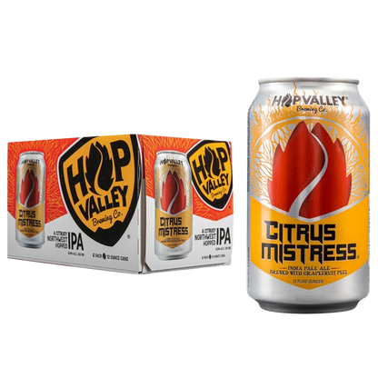 Hop Valley Citrus Mistress IPA 6pk 12oz Can