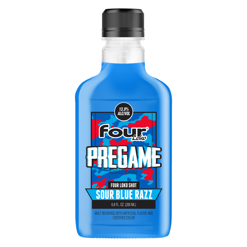 Four Loko Pregame Sour Blue Razz 200ml Btl 13.9% ABV