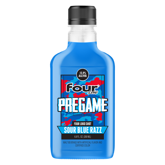 Four Loko Pregame Sour Blue Razz 200ml Btl 13.9% ABV