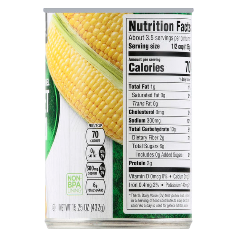 Essential Everyday Whole Corn Kernel, 15.25oz,