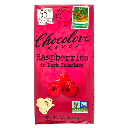 Chocolove Raspberry in Dark Chocolate 3.1oz