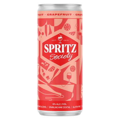 Spritz Society Grapefruit 4pk 250ml Can 6.0% ABV