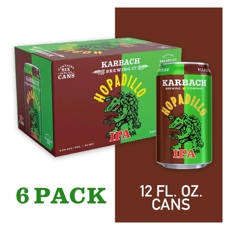 Karbach Brewing Hopadillo IPA 6pk 12oz Can 7.1% ABV