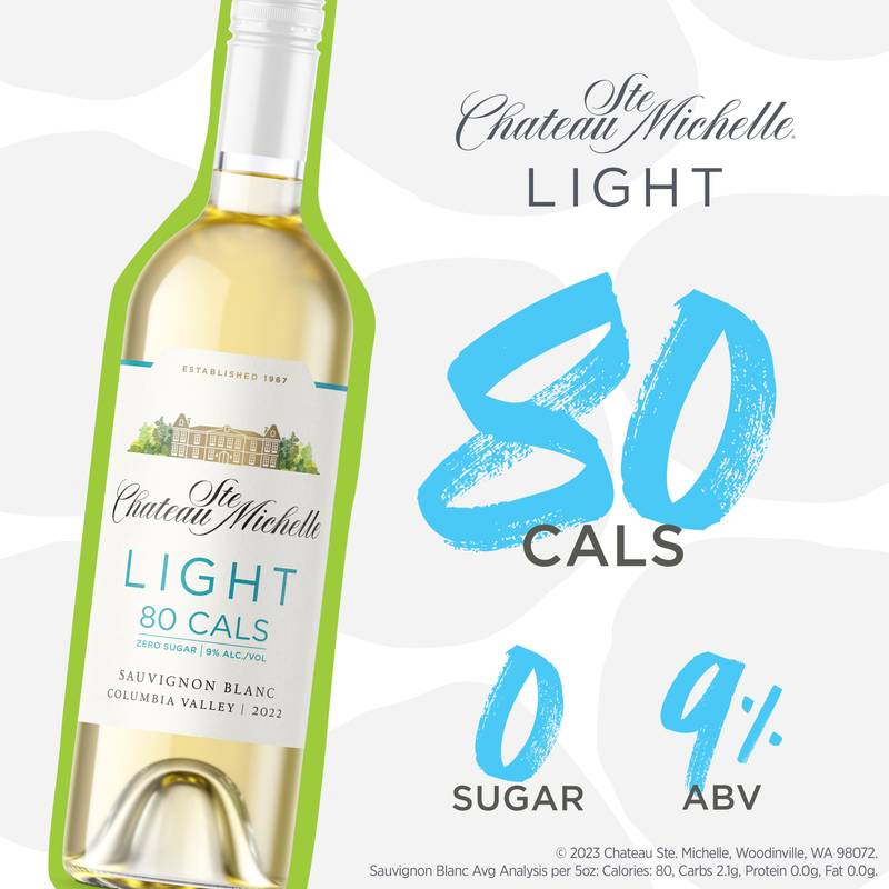 Chateau Ste Michelle Sauvignon Blanc Light 750ml Bottle
