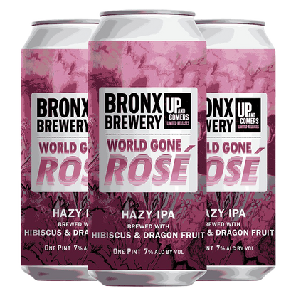 Bronx Brewery World Gone Rose 4pk 16oz Can 7% ABV