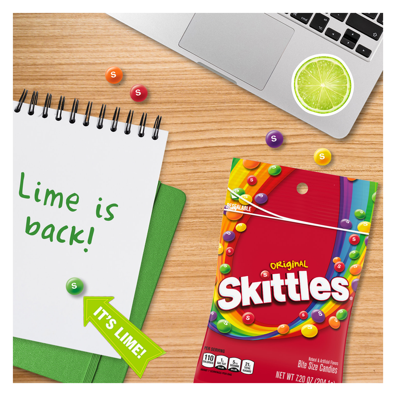SKITTLES Original Chewy Candy, 7.2 oz Bag