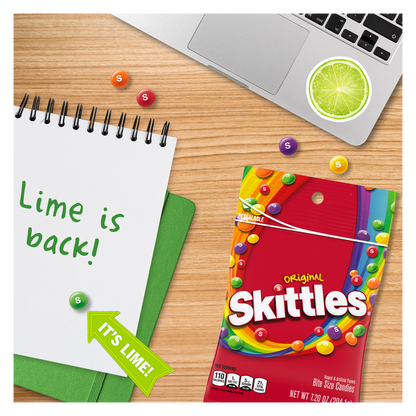 SKITTLES Original Chewy Candy, 7.2 oz Bag