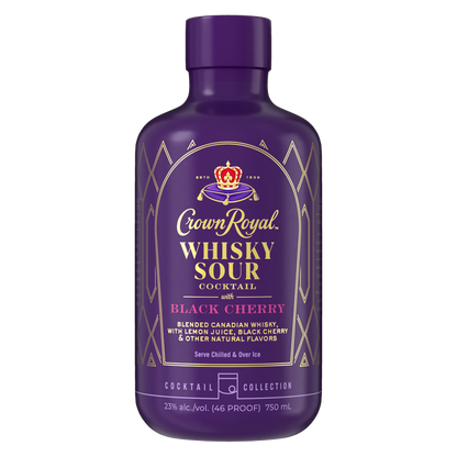 Crown Royal Black Cherry Whiskey Sour 750ml Bottle