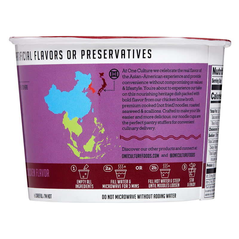 One Culture Japanese Spicy Ramen Noodle Cup 3.7oz