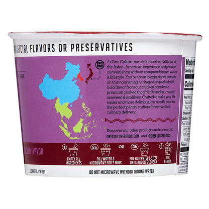 One Culture Japanese Spicy Ramen Noodle Cup 3.7oz