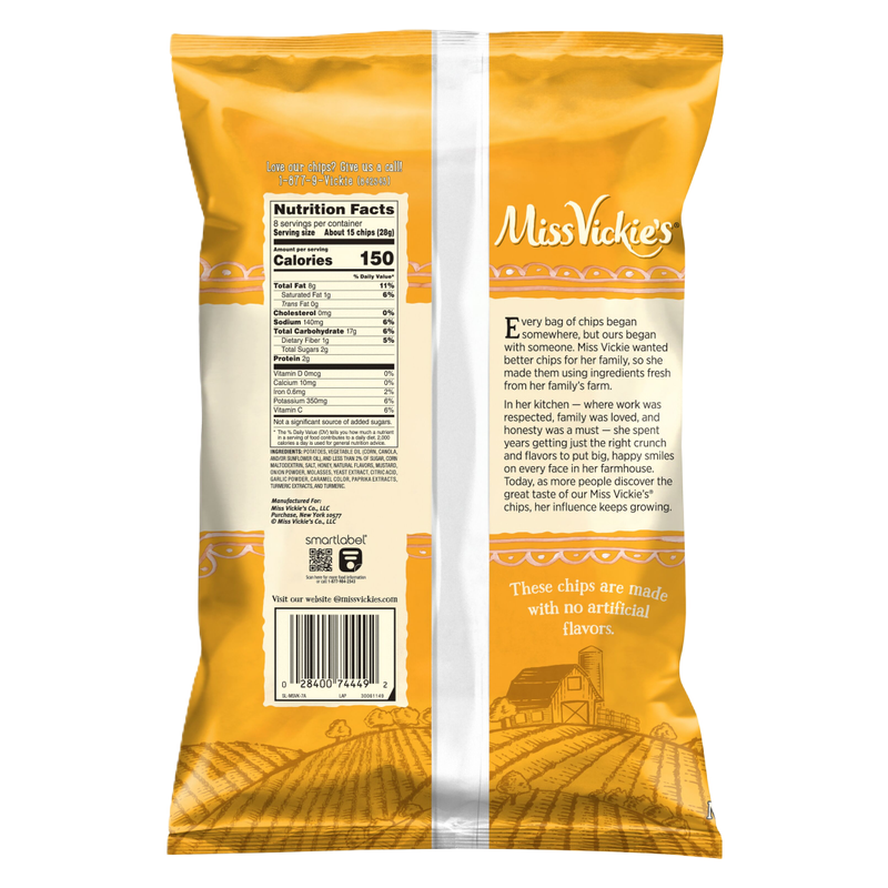 Miss Vickies Honey Mustard 8oz