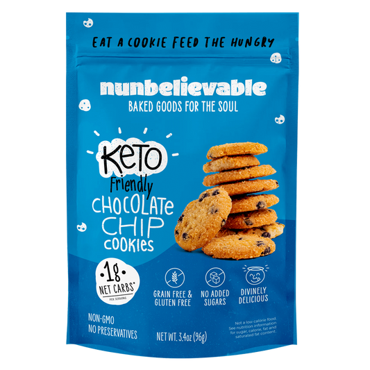 Nunbelievable Keto Chocolate Chip Cookies 3.4oz