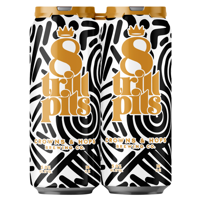 Crown & Hops 8 Trill Pills Pilsner 4pk 16oz Can 5% ABV